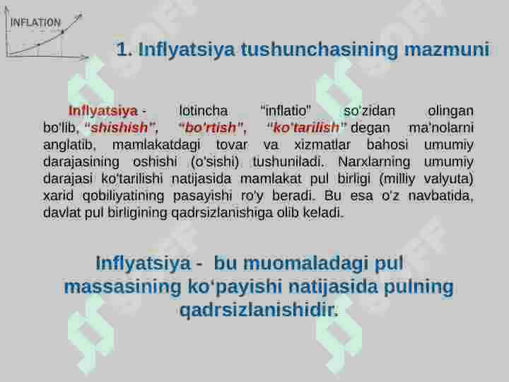 Inflyatsiya va unga qarshi kurashish yo‘llari 3