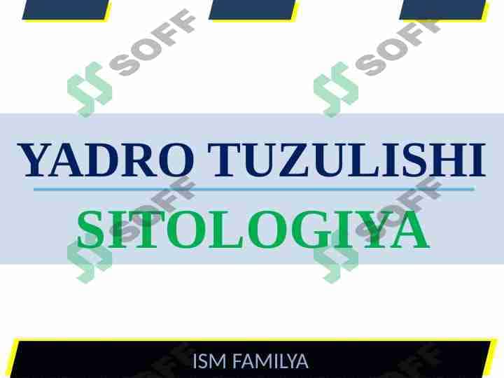 YADRO TUZULISHI 1
