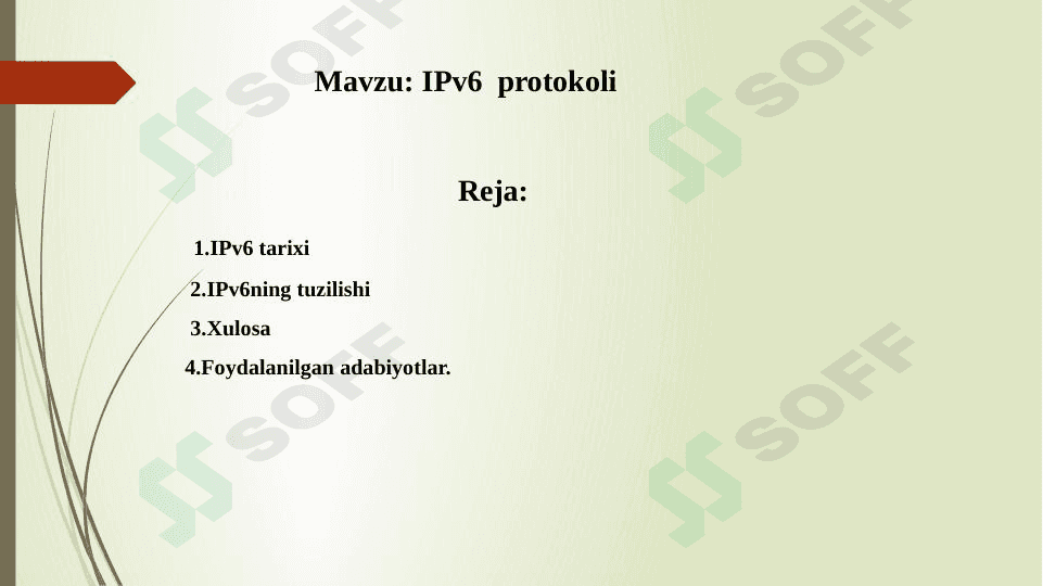 IPv6  protokoli 1