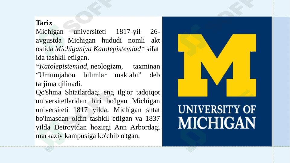Michigan Universiteti 1