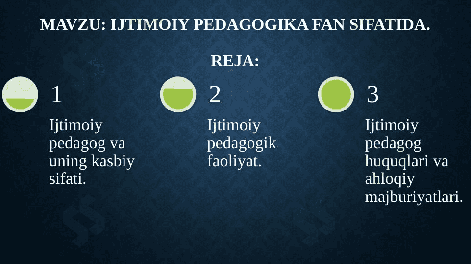 IJTIMOIY PEDAGOGIKA FAN SIFATIDA 1