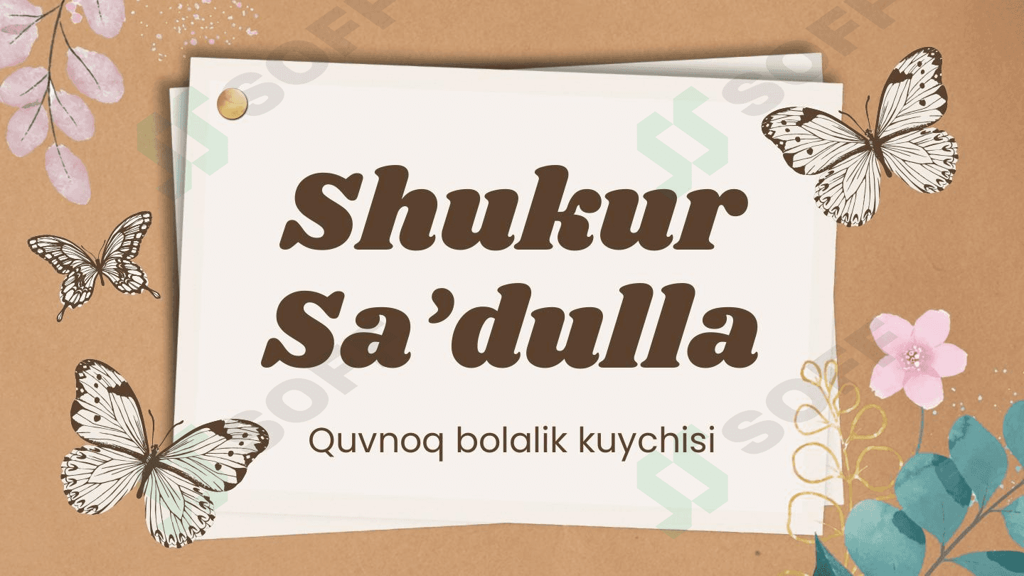 Shukur Sa'dulla 1