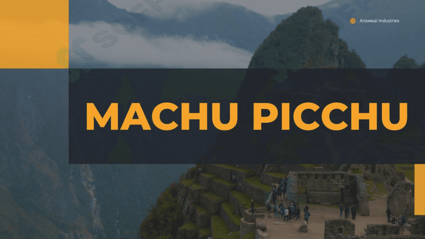 Machu Picchu turizimi haqida 1