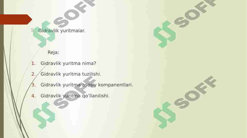 Gidravlik matorlar 1