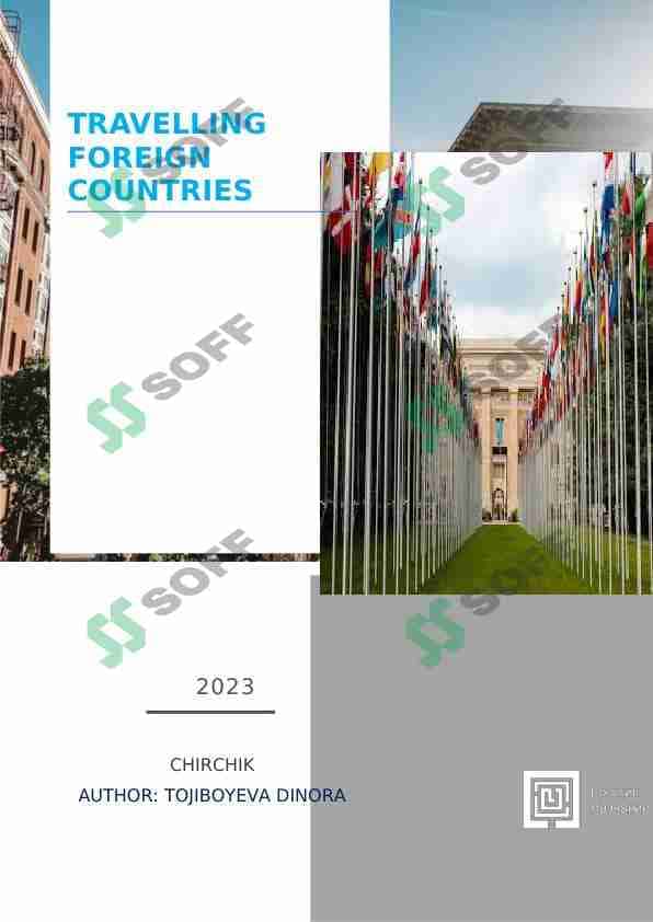 TRAVELLING FOREIGN     COUNTRIES 1