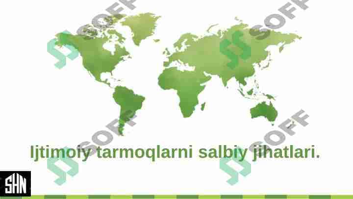 Ijtimoiy tarmoqlarni salbiy jihatlari 1