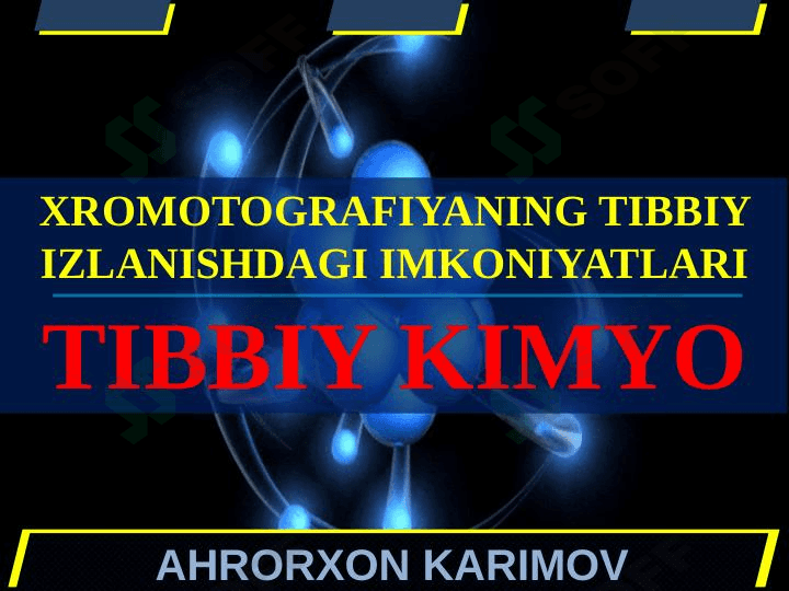 XROMOTOGRAFIYANING TIBBIY IZLANISHDAGI IMKONIYATLARI 1