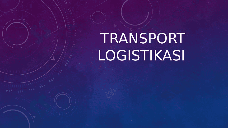 Transport logistikasi 1
