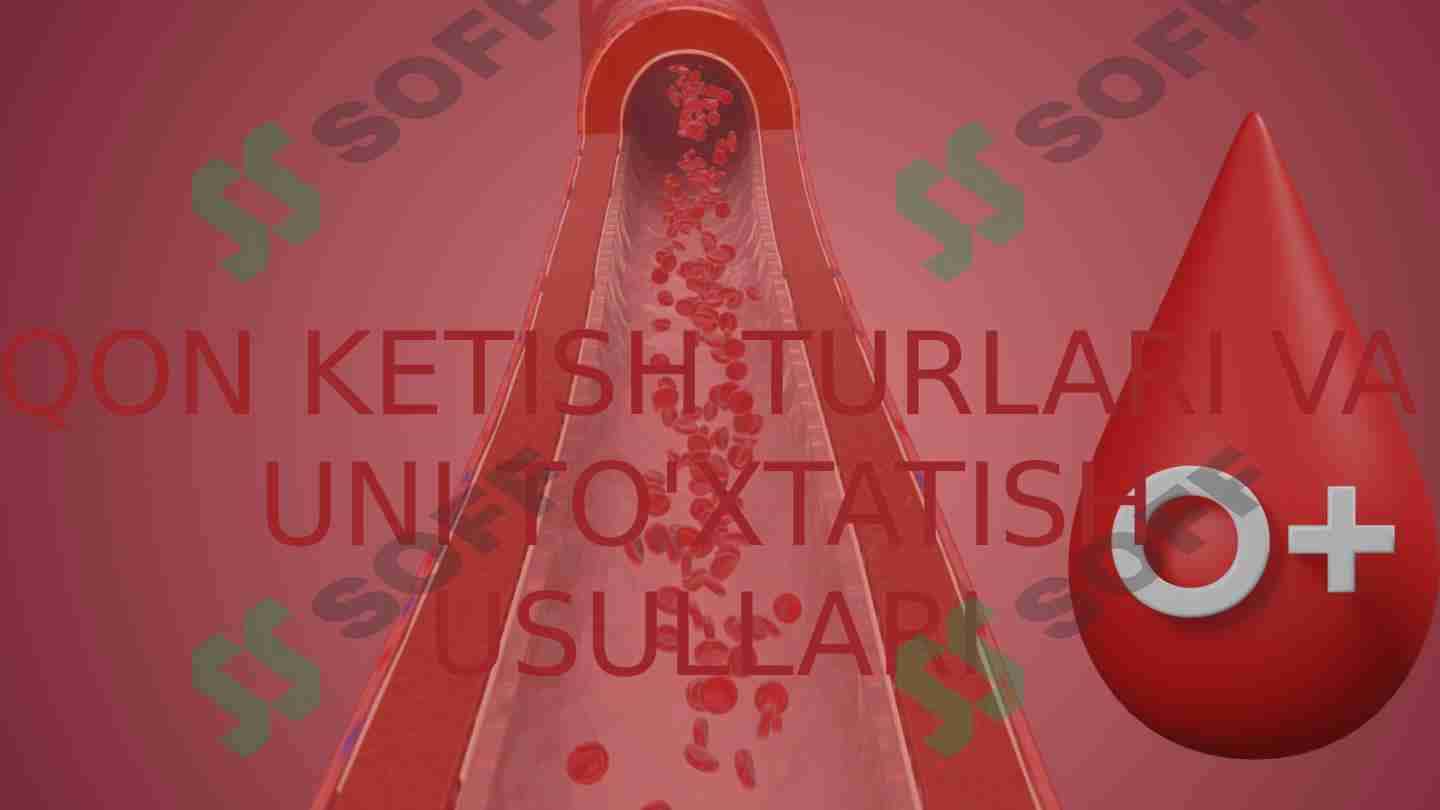 QON KETISH TURLARI VA UNI TO'XTATISH USULLARI 1