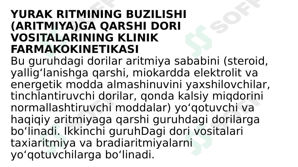 YURAK RITMINING BUZILISHI 1