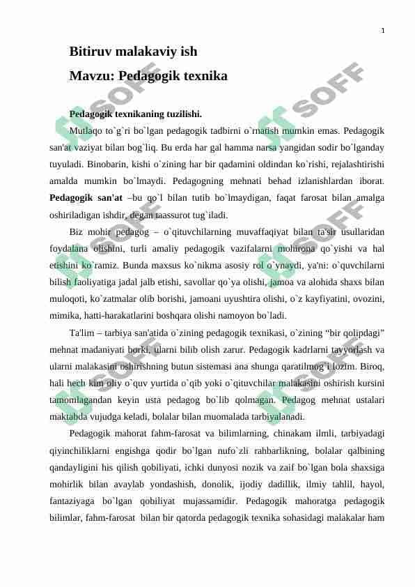 Pedagogik texnika 1