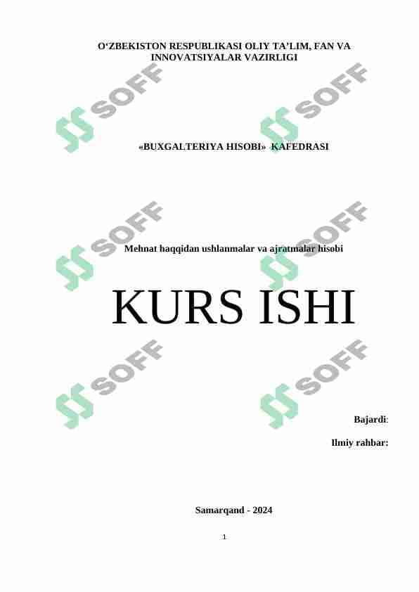 Sof foyda hisobi 1