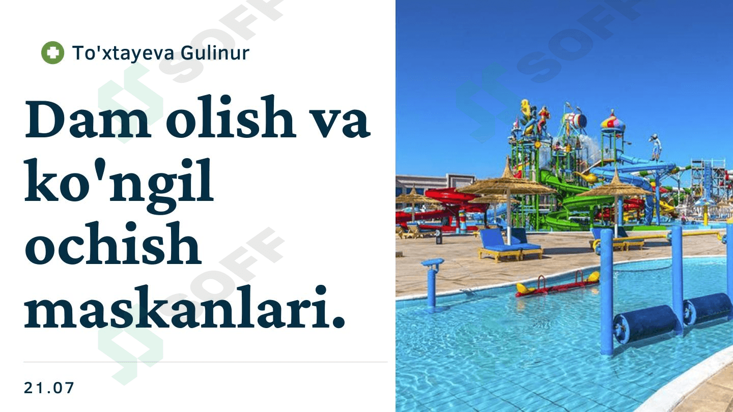 Bar va ichimliklar bilan tanishish 1