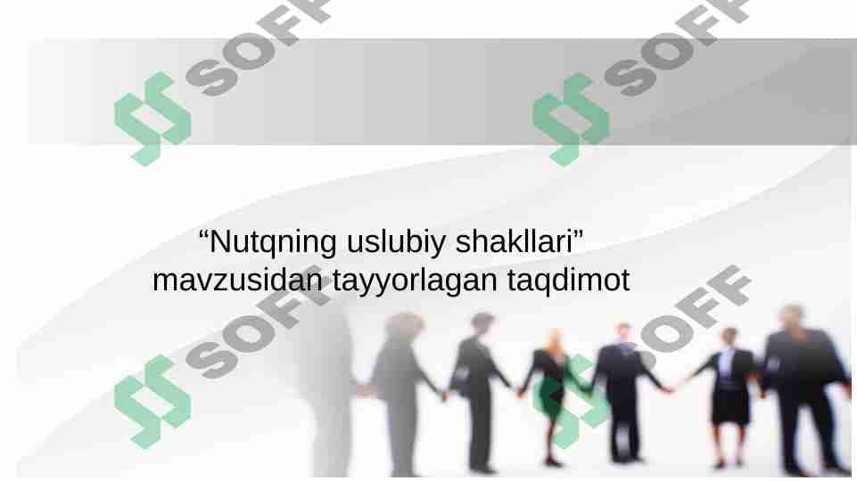 Nutq uslublari 1