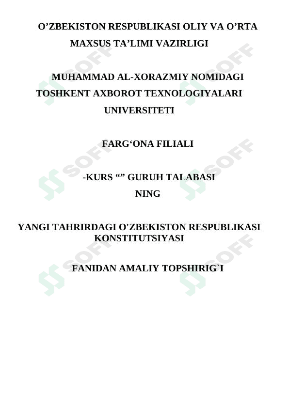 Konstitusiyadan topshiriqlar 1