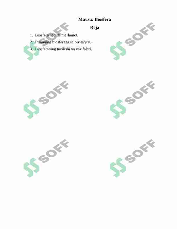 Biosfera 1