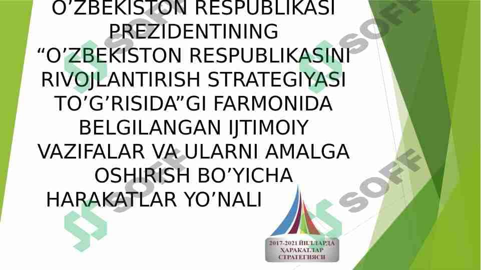 HARAKATLAR STRATEGIYASI 1