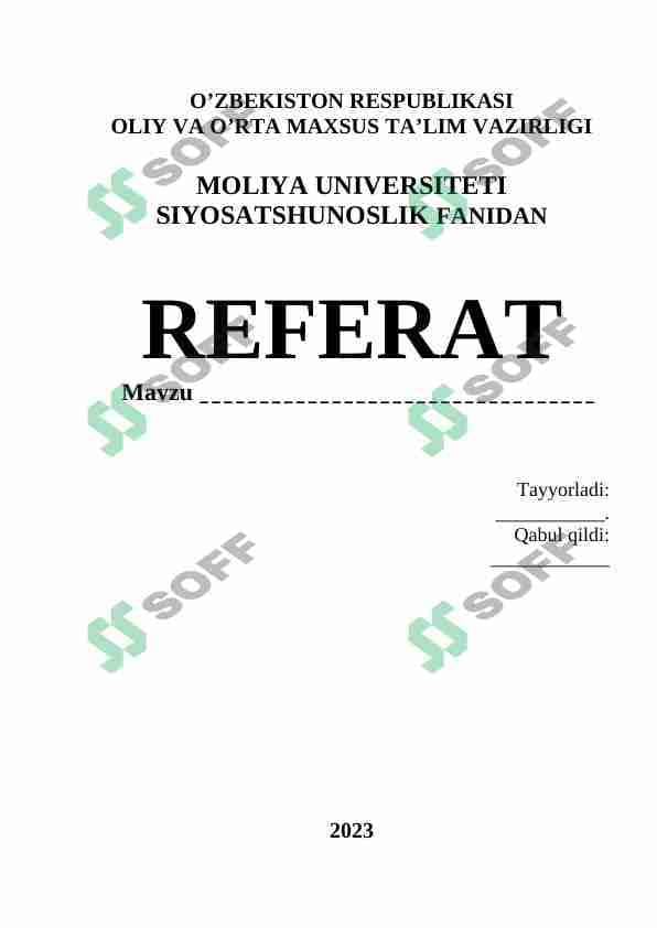 Siyosiy madaniyat va siyosiy mafkuralar. 1