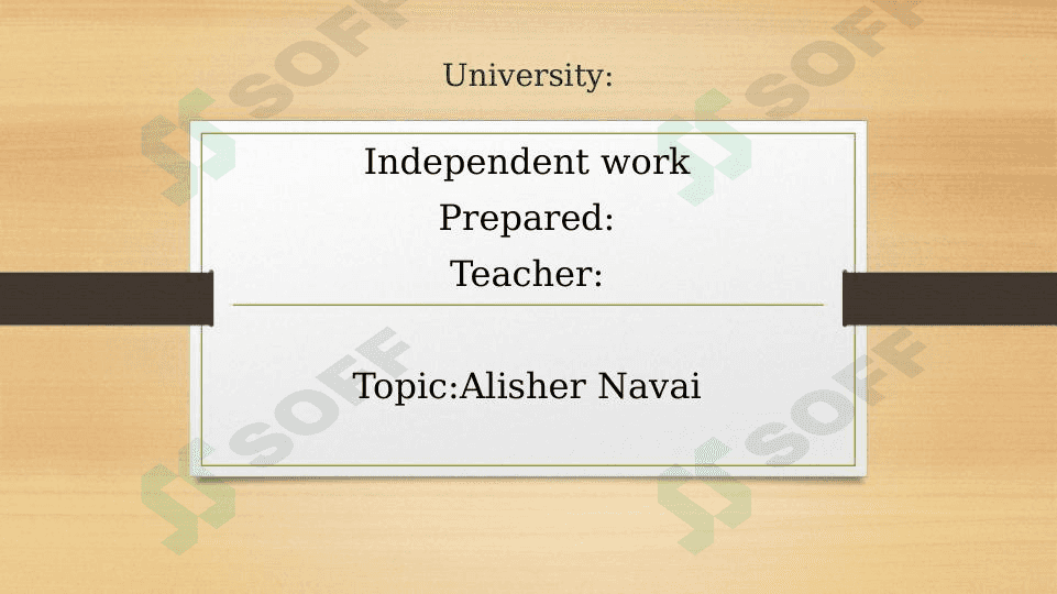 Alisher Navai