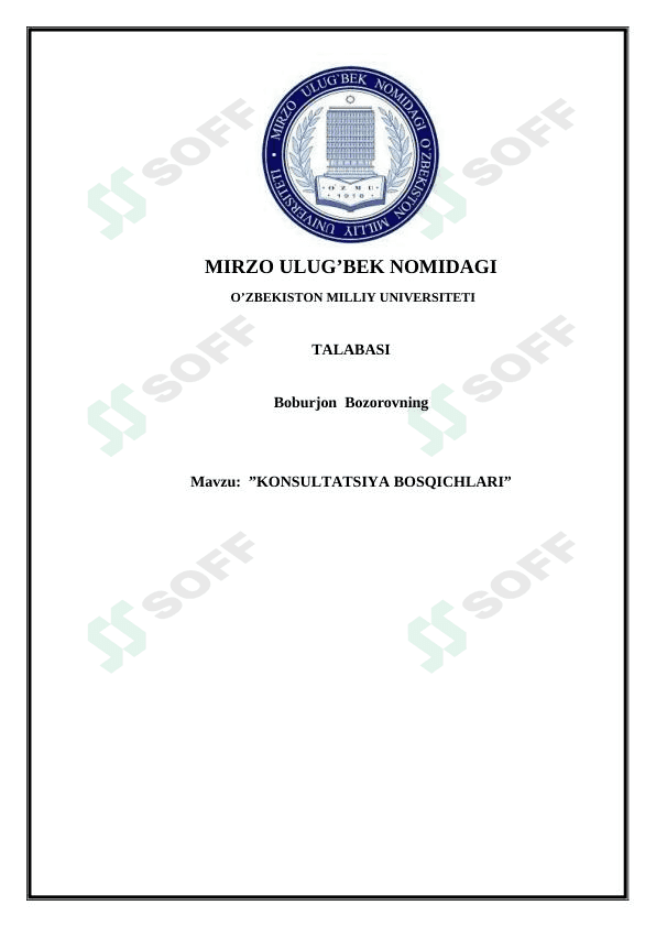 KONSULTATSIYA BOSQICHLARI 1