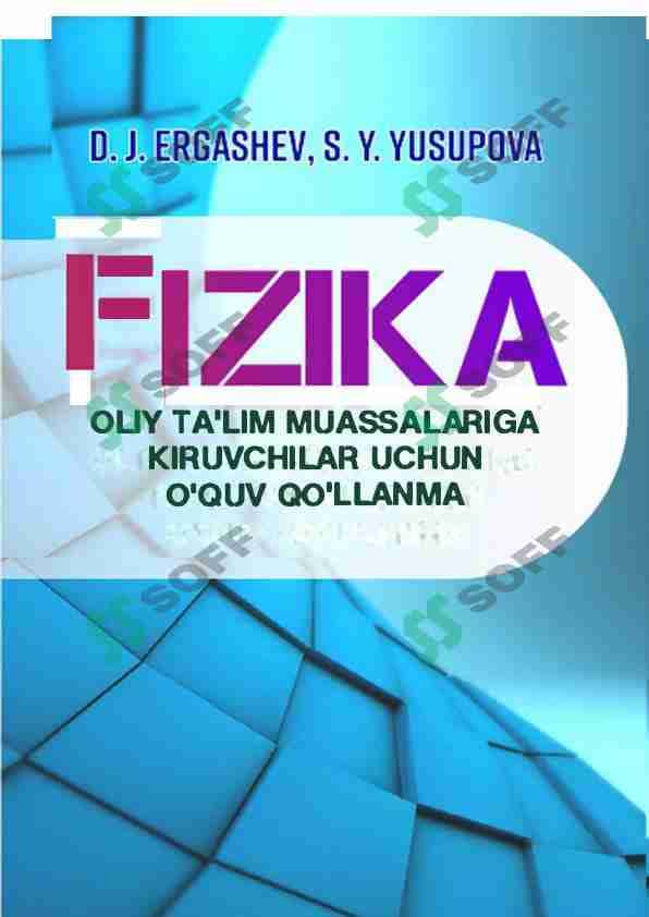 Fizika o'quv qo'llanma 1