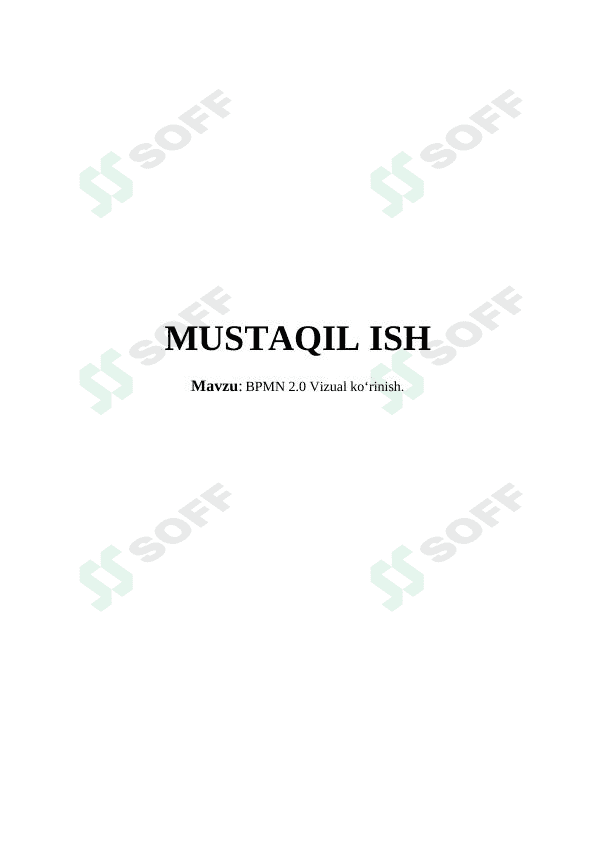 Axborot tizimlarini loyihalashtirish 1