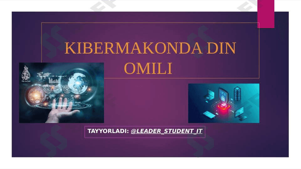KIBERMAKONDA DIN OMILI 1