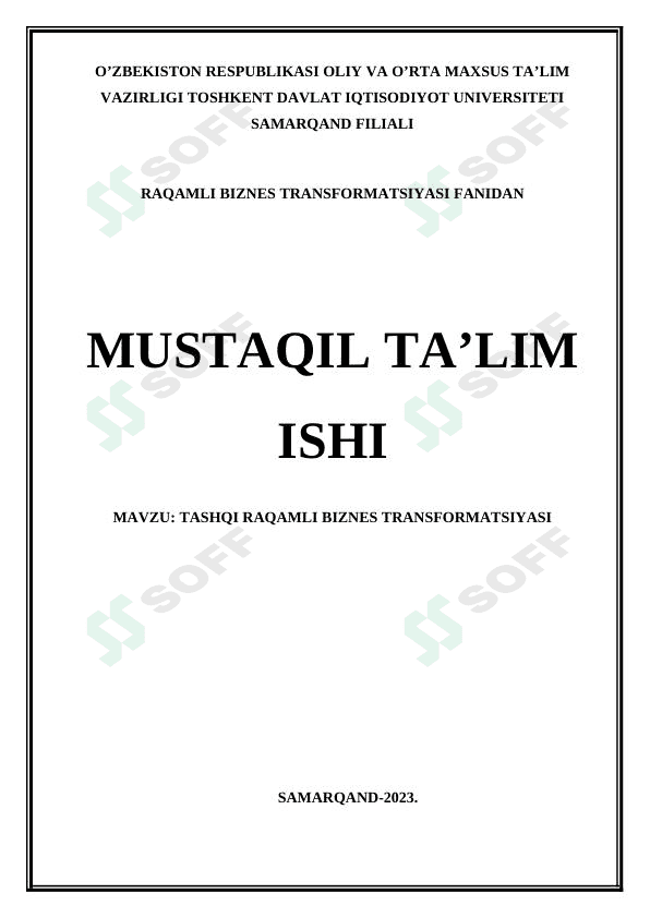 TASHQI RAQAMLI BIZNES TRANSFORMATSIYASI 1