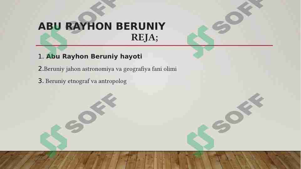 Abu Rayxon Beruniy 1