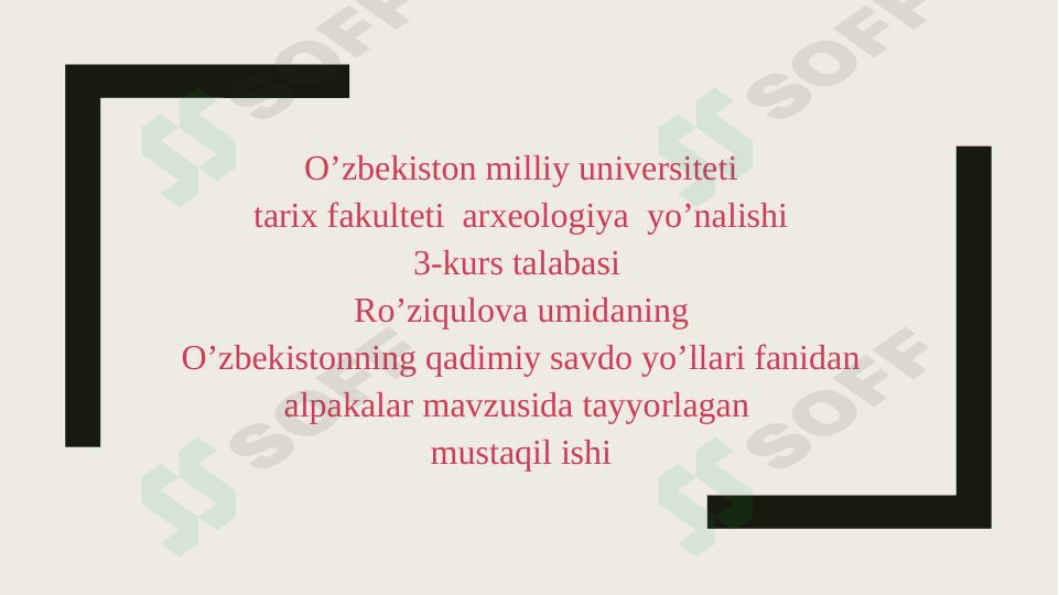 qadimgi savdo yo'llarida hayvonlar 1