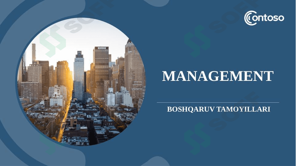 Menejment boshqaruv tamoyillari 1