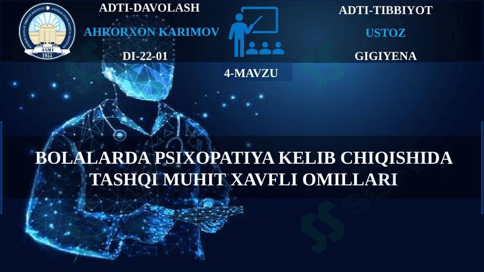 BOLALARDA PSIXOPATIYA KELIB CHIQISHIDA TASHQI MUHIT XAVFLI OMILLARI 1