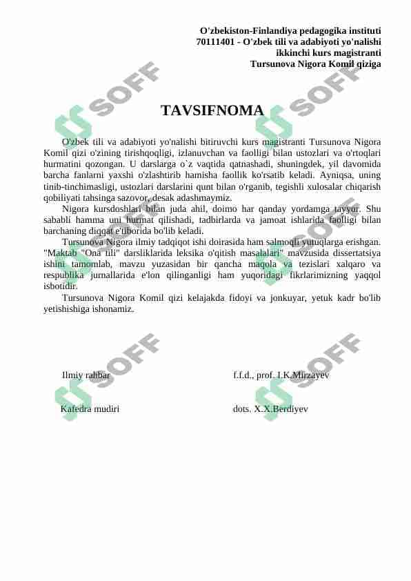 Tavsifnoma 1