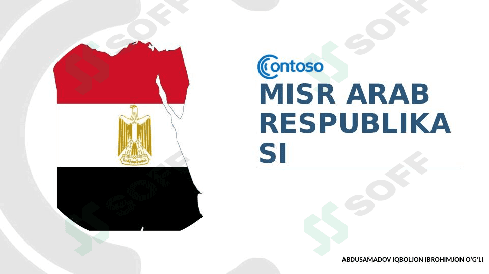 Misr Arab Respublikasi 1