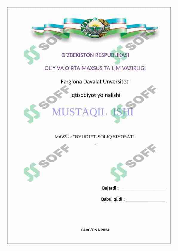 byudjet soliq siyosati 1
