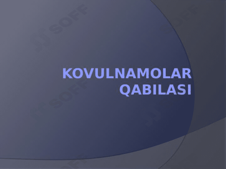Kovulnamolar qabulasi 1