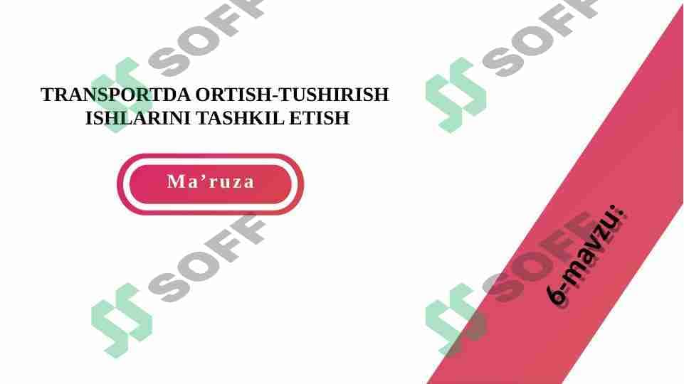 Yuk qamrovchi qurilmalar va ularning tasnifi 1