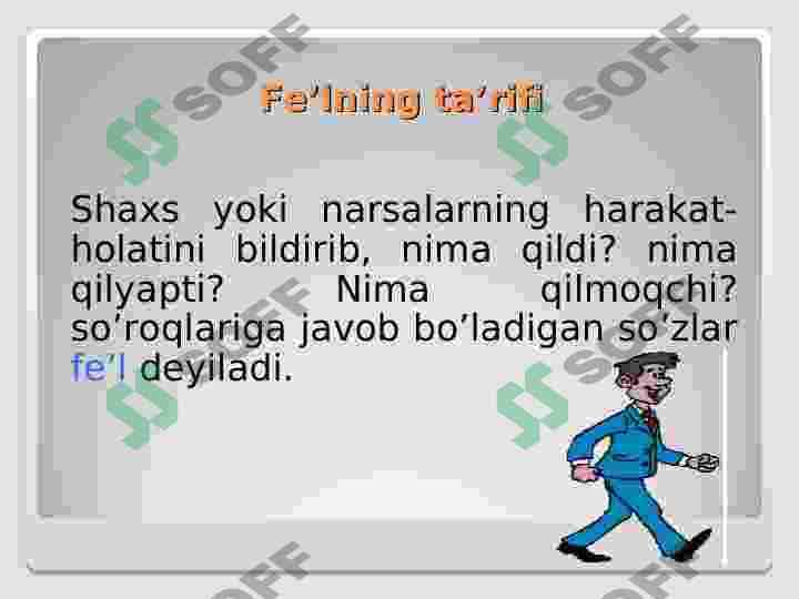 Harakat va holat fe'llari 2