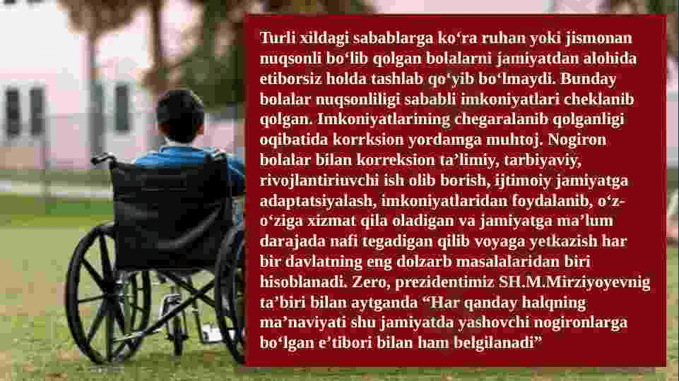 INCLUSIVE TAʼLIMGA EHTIYOJLAR VA SABABLAR 2