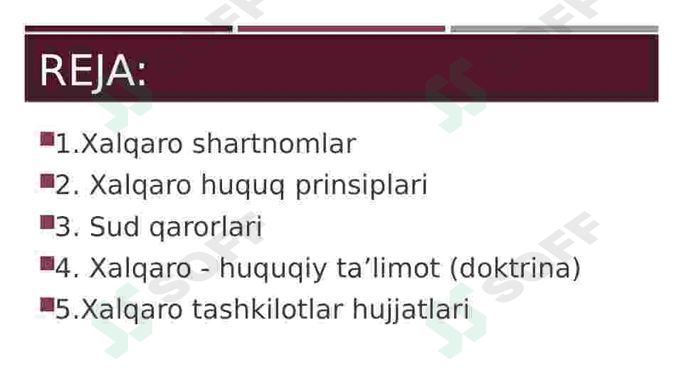 Xalqaro huquq prinsiplari 2