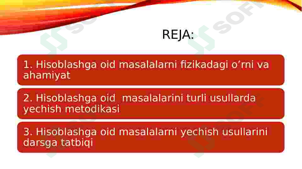 Hisoblashga oid masalalarni yechish usullari 2