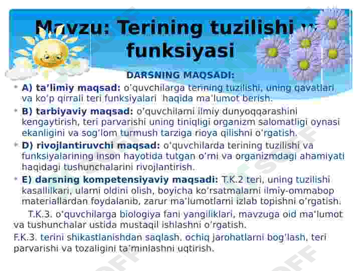TERINING TUZILISHI VA FUNKSIYASI 2