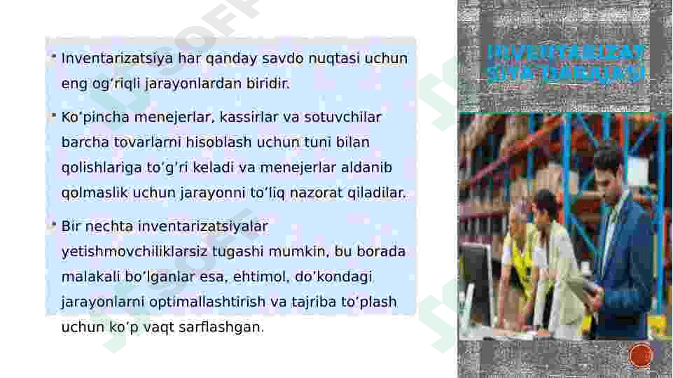 Inventarizatsiya darajasini rejalashtirish va nazorat qilish 2