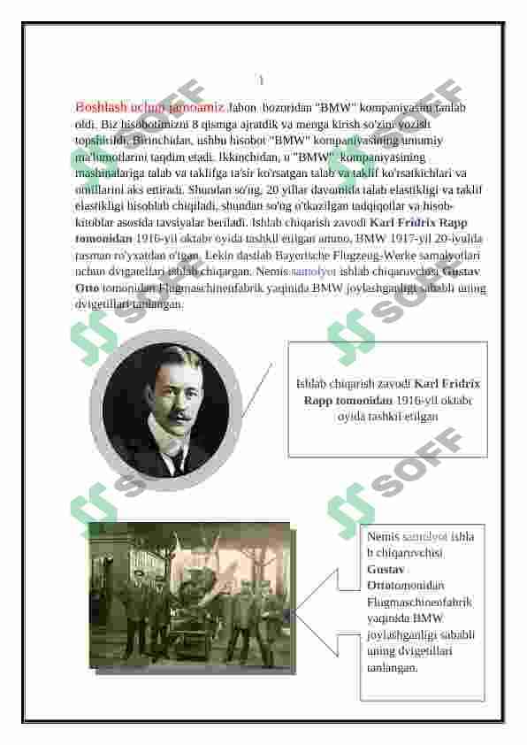 BMW kampaniyasi iqtisodi haqida 2