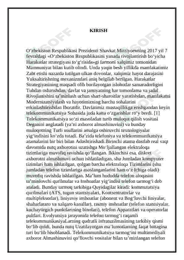 Informatika Paketlar kommutatsiyasining rivojlanishi 2