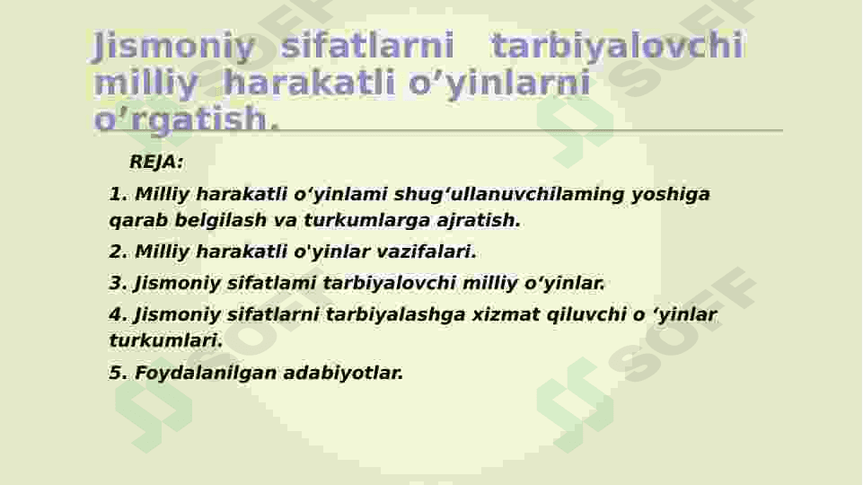 Milliy harakatli òyinlarni o'qitish metodlari. 2