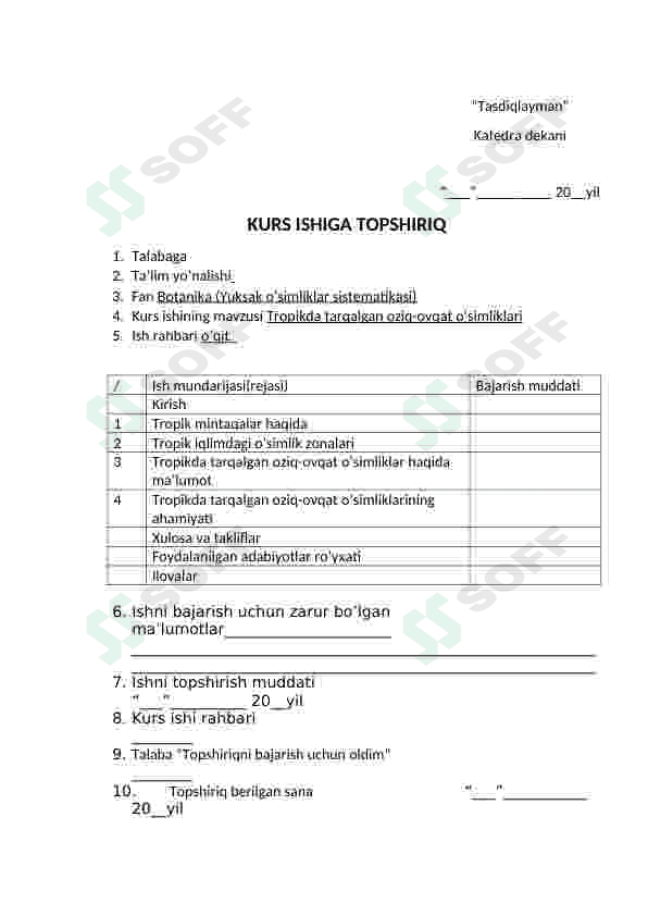 Tropikda tarqalgan oziq ovqat oʻsimliklari 2