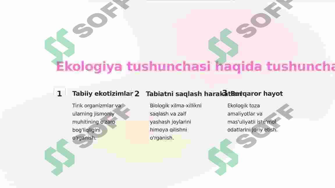 Maktabgacha yoshdagi bolalarga ekologik tarbiya berish. 2