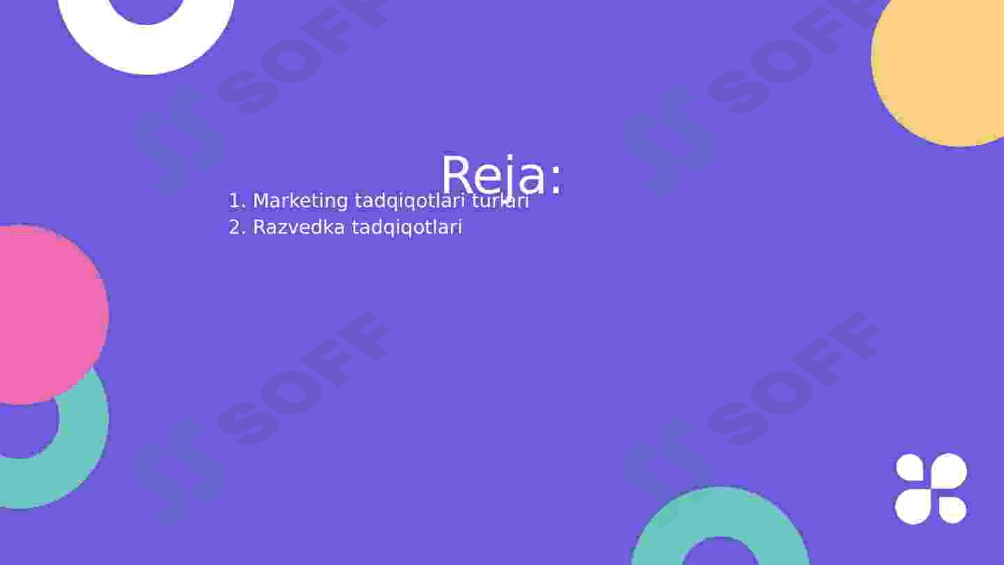 Marketing tadqiqotlari 2