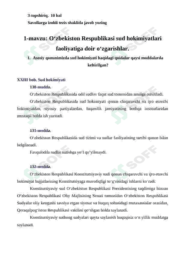 Konstitutsiya topshiriq 2